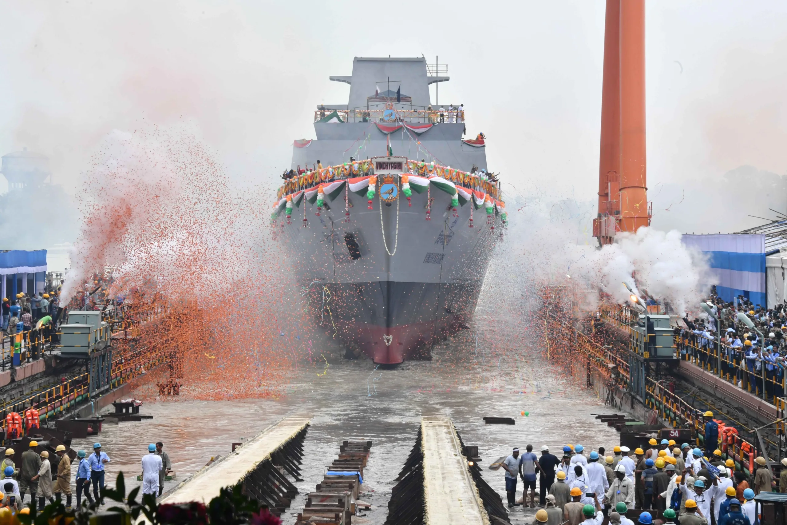 INS Vindhyagiri launched